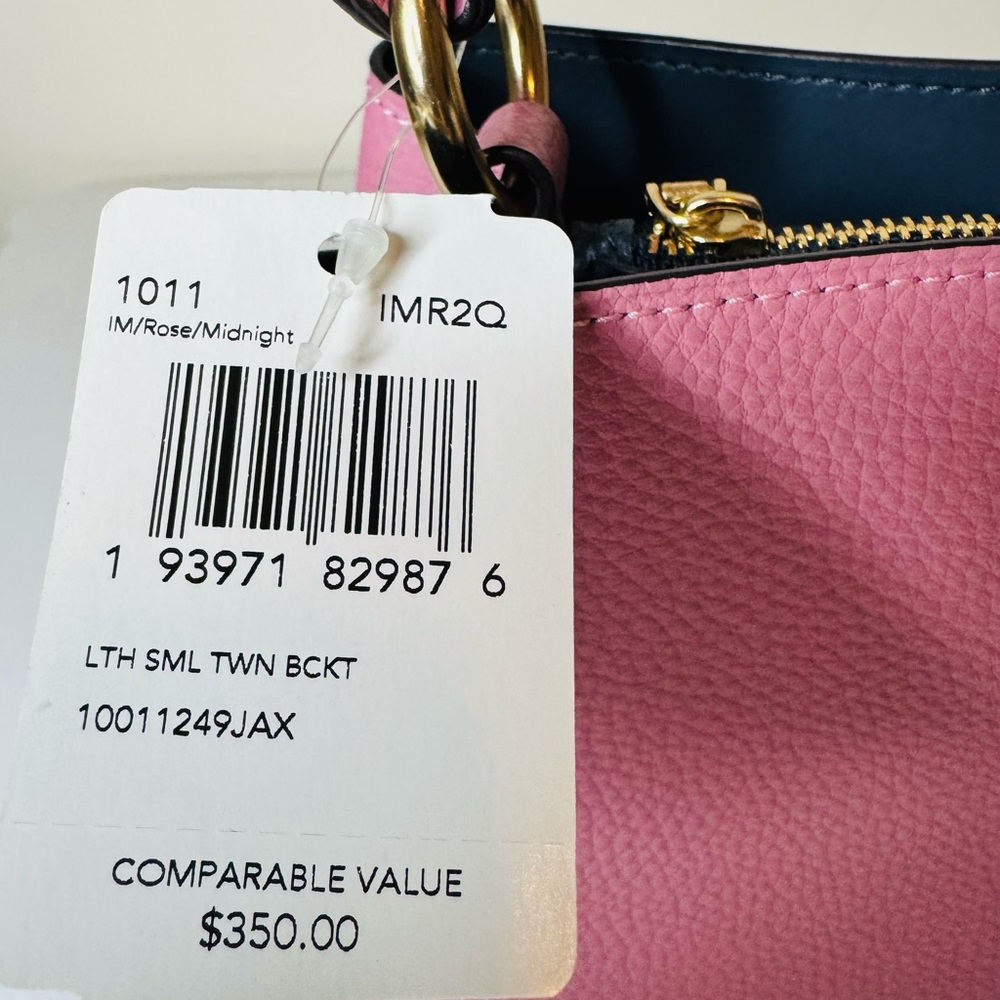 COACH Mollie Bucket bag Pink NWT - Picture 5 of 13